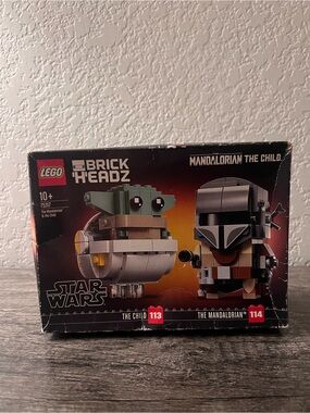LEGO Star Wars BrickHeadz The Mandalorian & The Child 75317 New Sealed